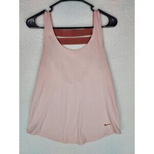 Nike Dri-Fit Women's Tank Top M Pink Racerback Activewear Gym Yoga